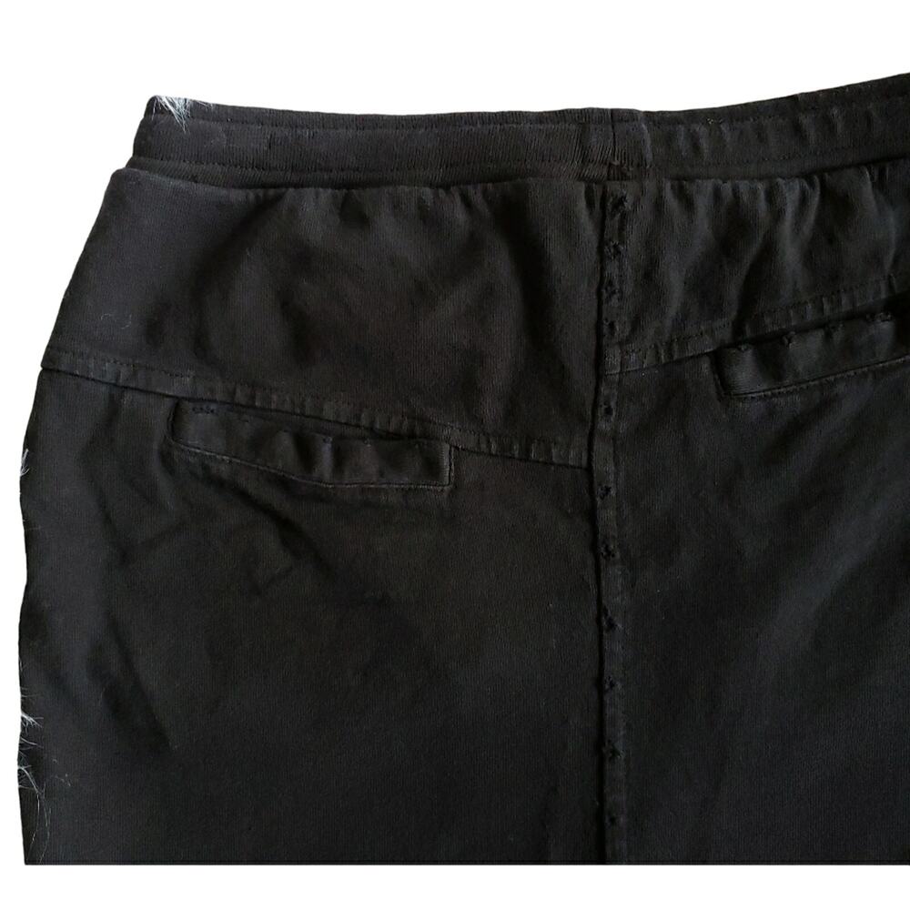 DRIFTER ultra distressed destroyed cotton black casual pencil skirt Size S NEW - Picture 4 of 9